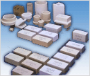 Various types of bricks